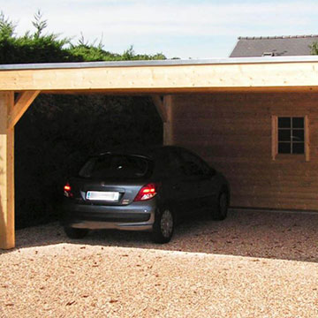 carport en bois