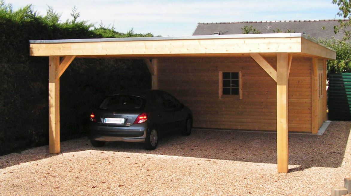 Abris voiture carport par paysagiste pays-de-gex à Saint-genis-pouilly (1)